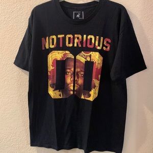 Vintage Brooklyn Mint Notorious B I G Double 00 Black Tee Men’s Large s/s